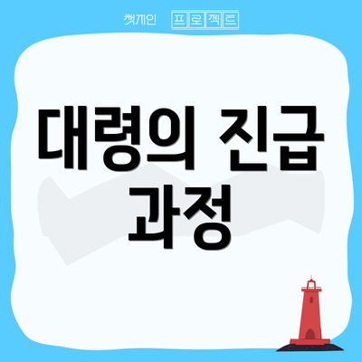 대령의 진급 과정