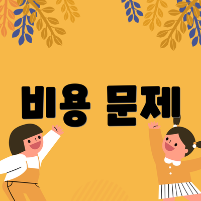 비용 문제