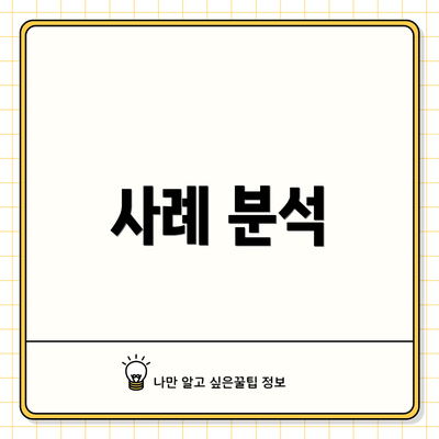 사례 분석