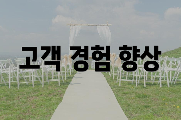 고객 경험 향상