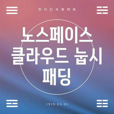 노스페이스 클라우드 눕시 패딩
