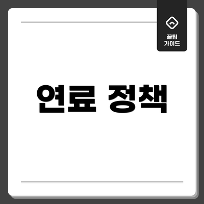 연료 정책