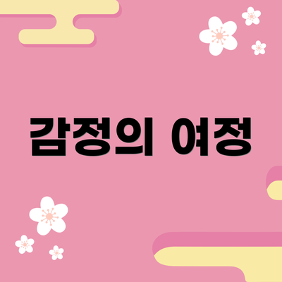 감정의 여정