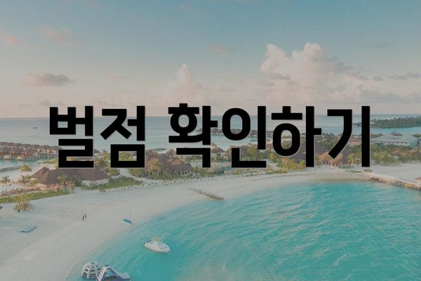 벌점 확인하기