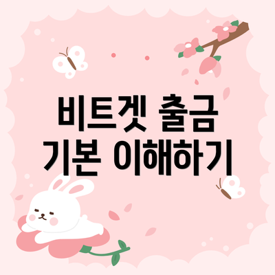 비트겟 출금 기본 이해하기