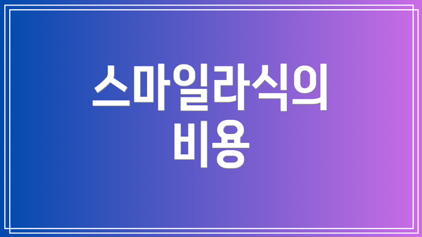 스마일라식의 비용
